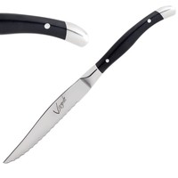 Virgule Steakmesser | 12 Stück | Schwarz