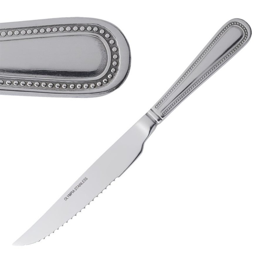 Couteaux à steak en perles | 12 pièces