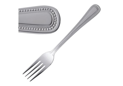  Olympia Bead Dessert Forks | 12 pieces 
