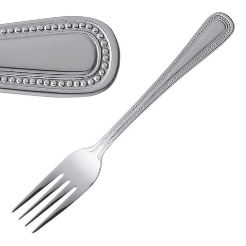  Olympia Bead Dessert Forks | 12 pieces 
