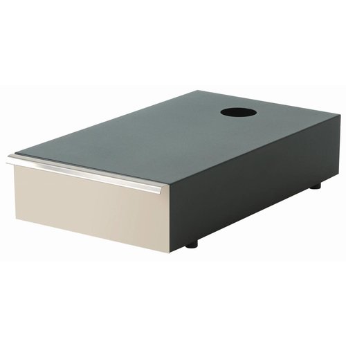 Bartscher Kaffee-Ausziehschublade schmal | Edelstahl | Einbau/Aufputz | 29 (B) x 51,5 (T) x 10,5 (H) cm 