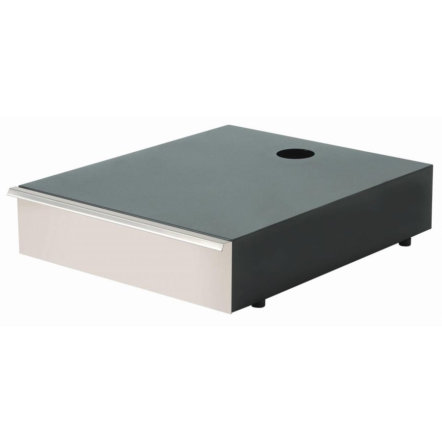 Coffee knock-off drawer wide | stainless steel | Surface-mounted/built-in | 41(W)x51.5(D)x10.5(H) cm
