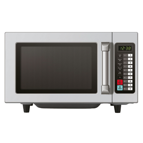  HorecaTraders Micro-ondes 1000W | acier inoxydable | 511 mm x 432 mm x 311 mm 