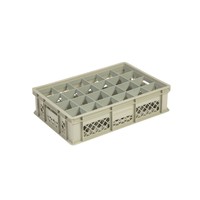 Caisse en plastique beige | 60x40x15 CM | 4 formats