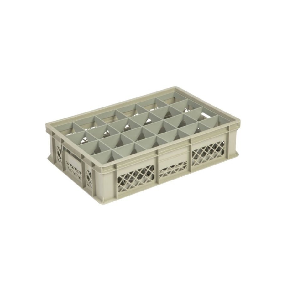 Caisse en plastique beige | 60x40x15 CM | 4 formats
