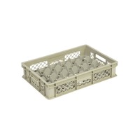 Beige plastic crate | 60cm x 40cm x 13cm | 4 Formats