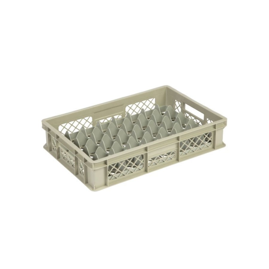 Beige plastic crate | 60cm x 40cm x 13cm | 4 Formats