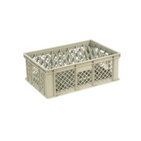 Caisse en plastique beige à 15 compartiments | 60x40x22 | 4 formats
