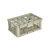 Beige plastic crate | 60cm x 40cm x 24cm | 4 Formats