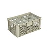 HorecaTraders Beige plastic crate | 600x400x270 CM | 4 Sizes