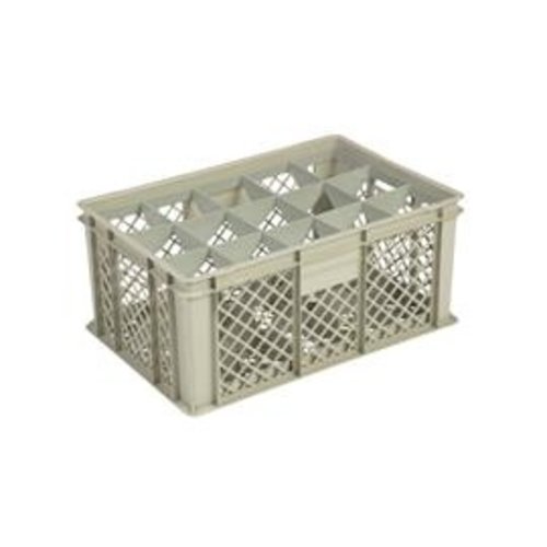  HorecaTraders Caisse en plastique beige | 600x400x270 CM | 4 formats 