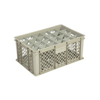 Beige plastic crate | 600x400x270 CM | 4 Formats