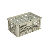 Beige plastic crate | 600x400x270 CM | 4 Sizes