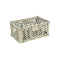 Beige plastic crate | 600x400x270 CM | 4 Sizes