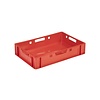 HorecaTraders Plastic meat crate | 60cm x 40cm x 12.5cm | 2 Formats
