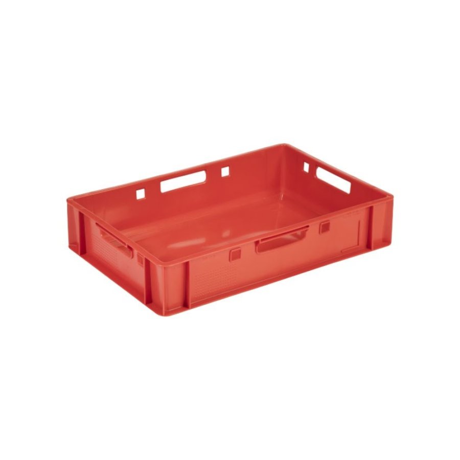 Caisse à viande en plastique | 60cm x 40cm x 12,5cm | 2 formats
