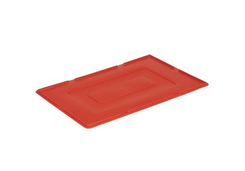  HorecaTraders Plastic meat crate lid | 60cm x 40cm x 2cm | 6 colors 