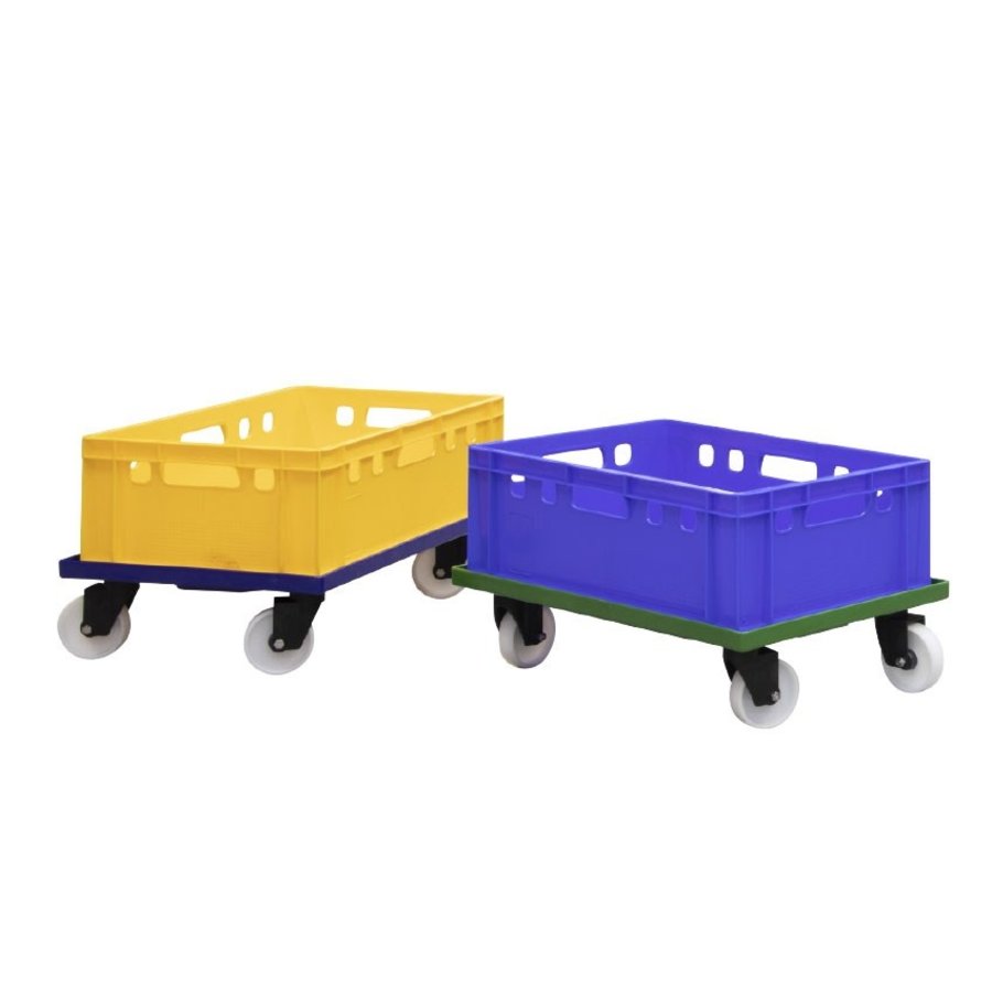Caisse à viande en plastique | 60cm x 40cm x 20cm | 8 couleurs
