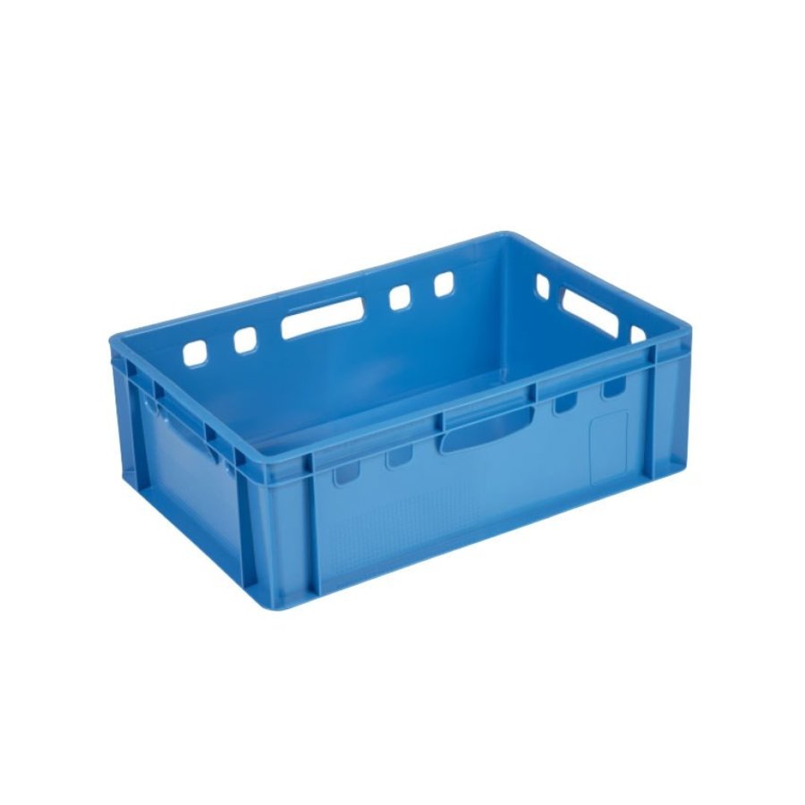 Caisse à viande en plastique | 60cm x 40cm x 20cm | 8 couleurs