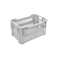 Nestable storage bin | 40x30x18 cm | gray | 3 sizes