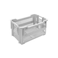 Nestable storage bin | 40x30x18 cm | gray | 3 sizes