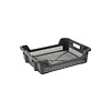 HorecaTraders Plastic storage bin | black | 2 sizes