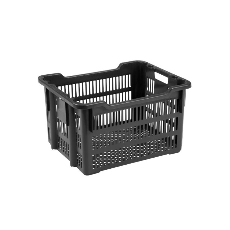 Plastic Storage Bin | black | 2 sizes