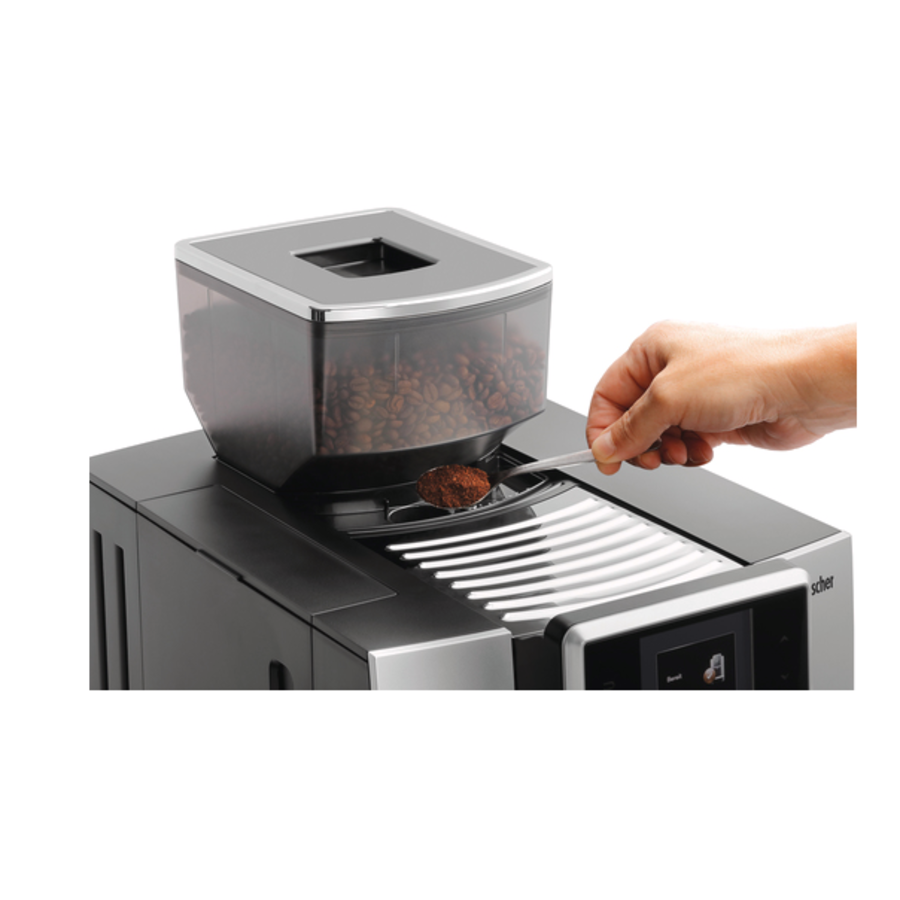 Machine à café entièrement automatique | noir\argent | 25 ml