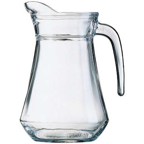  HorecaTraders Glass Jug | 1.3L | 6 piece 