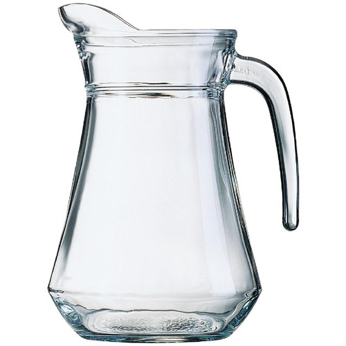 HorecaTraders Glass Jug | 1.3L | 6 pieces 
