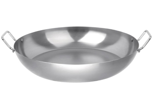  Vogue Poêle à paella en tôle d'acier Ø 40,5 cm 