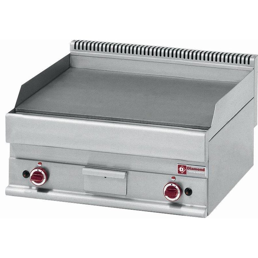 Plaque de cuisson | Gaz en acier inoxydable | 70x65xh28/38 cm