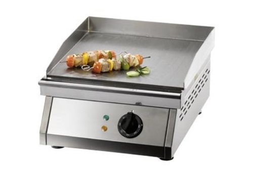  Saro Elektrische Gladde Grillplaat | RVS | 38,5x39cm 