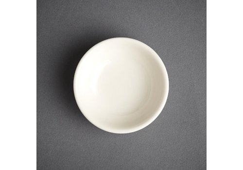  HorecaTraders Soy dish | Ivory | 7cm | 12 pieces 