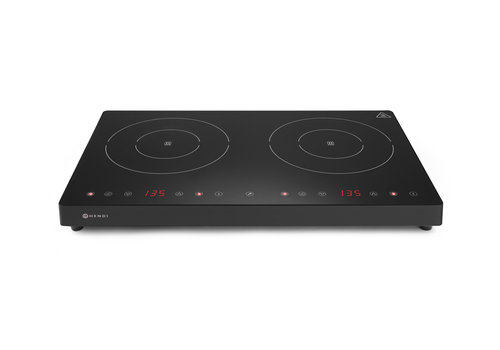  Hendi Plaque à induction double | 230V | 60,8 x 37 x 6,1 cm 