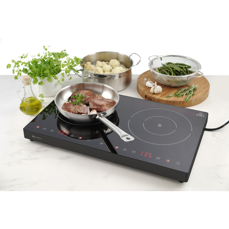 Double Induction Hob | 230V | 60.8 x 37 x 6.1 cm