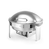 Chafing Dish rund satiniert | Edelstahl