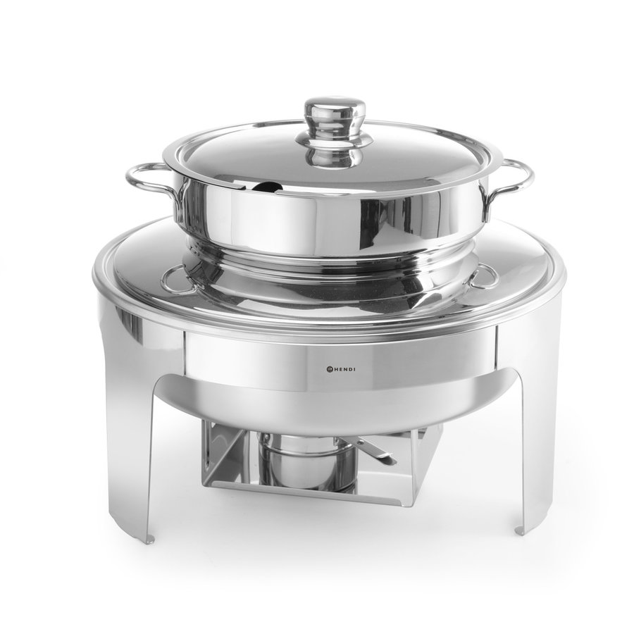 Soup chafing dish mirror finish | stainless steel