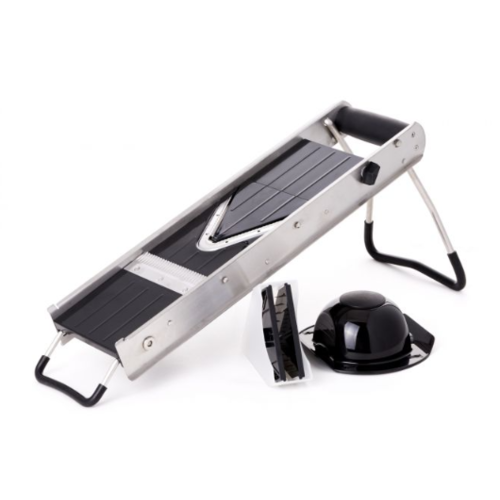  Hendi Gemüseschneider | Edelstahl | V-Form | 2 Messer | Mandoline 