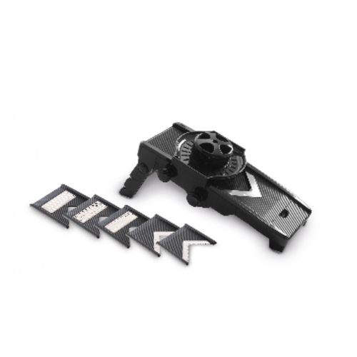  Hendi Gemüseschneider | Edelstahl | V-Form | 5 Messer | Mandoline 
