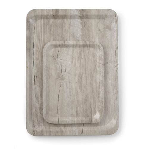  HorecaTraders Tray with wood print | plastic | Various types 