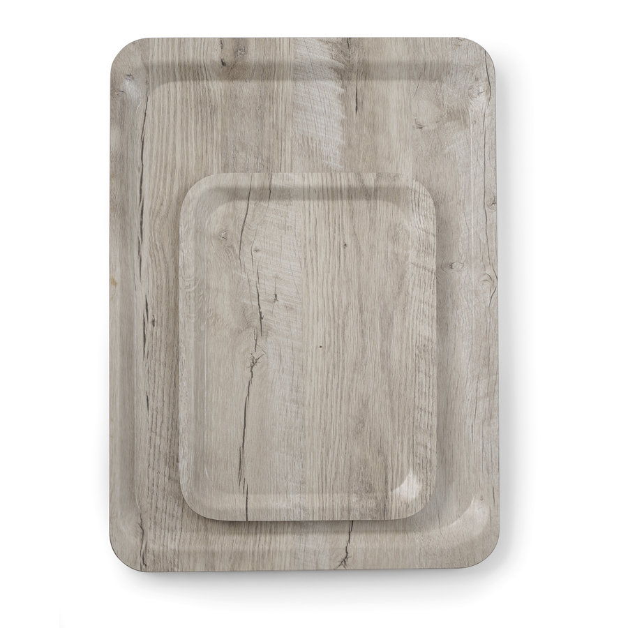 Plateau avec impression sur bois | plastique | Différents types