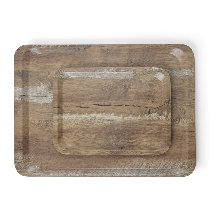 Plateau avec impression sur bois | plastique | Différents types