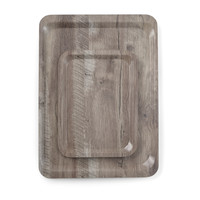 Tray with wood printing | plastic | Various sorts