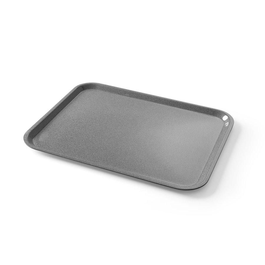 Serving tray with granite print | 33 x 43 CM | synthetic
