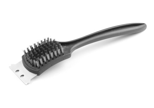  HorecaTraders Steel brush | Long handle | 7 x 31 x 8.5CM 