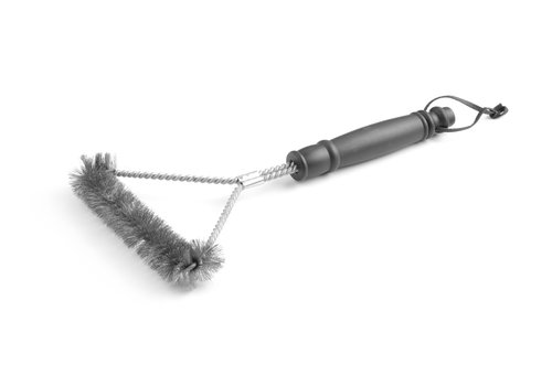  HorecaTraders Brosse en acier en forme de Y | 2 tailles | poignée avec boucle de suspension 