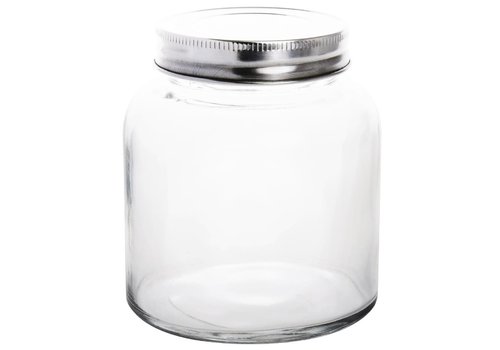  HorecaTraders Bocal de conservation avec couvercle à vis | 330 ml | 6 pièces 