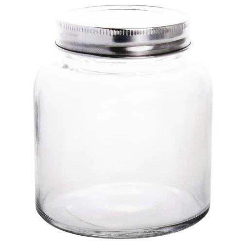  HorecaTraders Storage jar with screw lid | 330ml | 6 pieces 