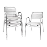 Patio Chair Aluminum | 4 pieces